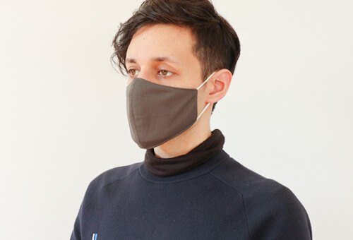 肌ケアマスク 内側シルク×抗菌防臭生地