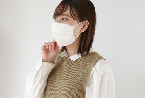 内側シルク メッシュマスクカバー