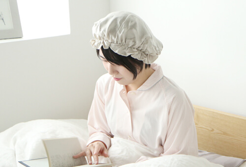 シルクナイトキャップ つるつるタイプ