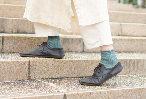 Mateller リネン ショートソックス