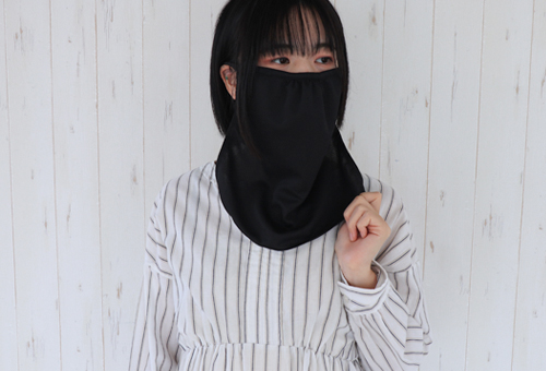 内側シルクサテン UVフェイスカバー