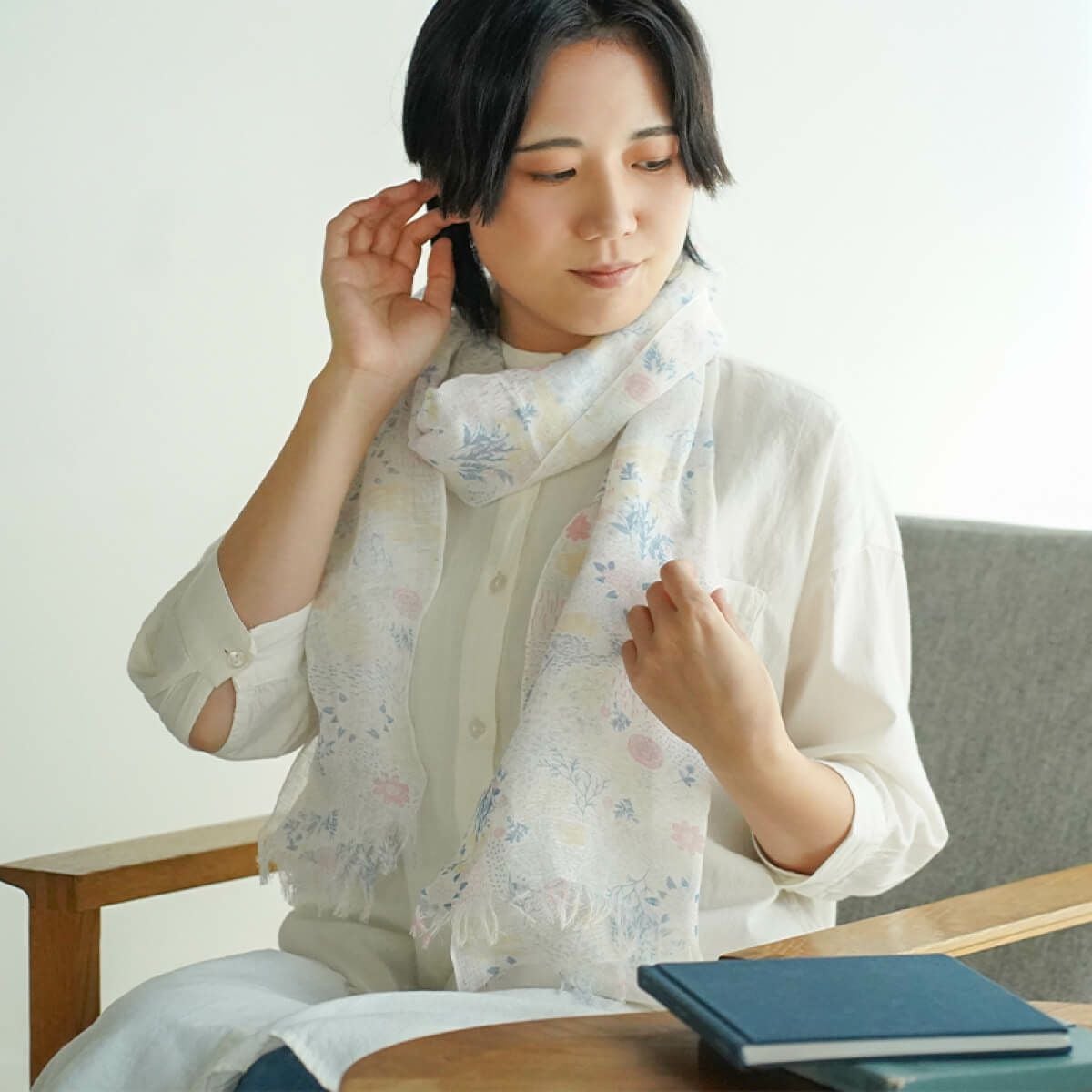 新品クールでオシャレな通なあなたにはダーシ5’6FLAX(麻で巻いてる) linen チクチクしない麻ストール | DAIGO official shop