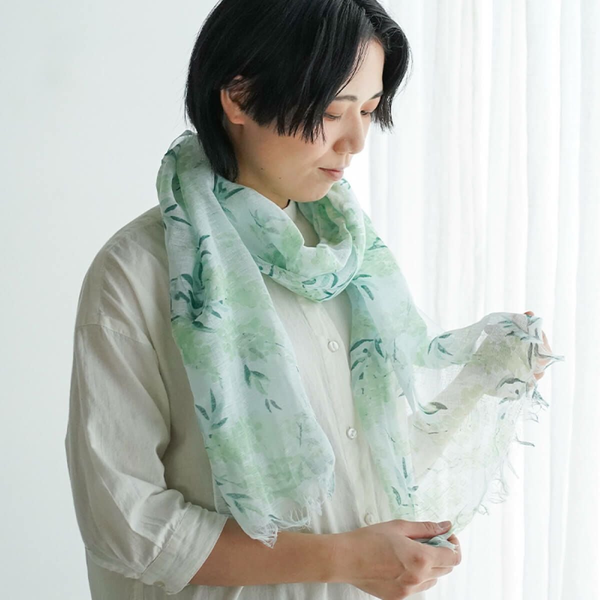 linen チクチクしない麻ストール | DAIGO official shop