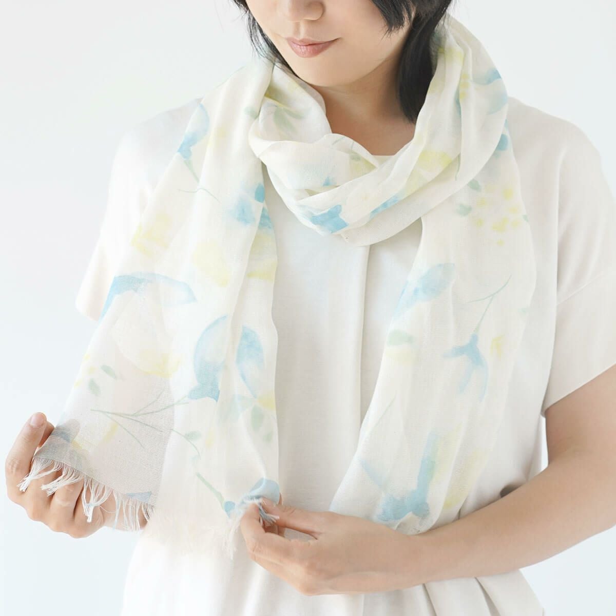 絹屋 軽くてやわらかい シルク混ストール | DAIGO official shop
