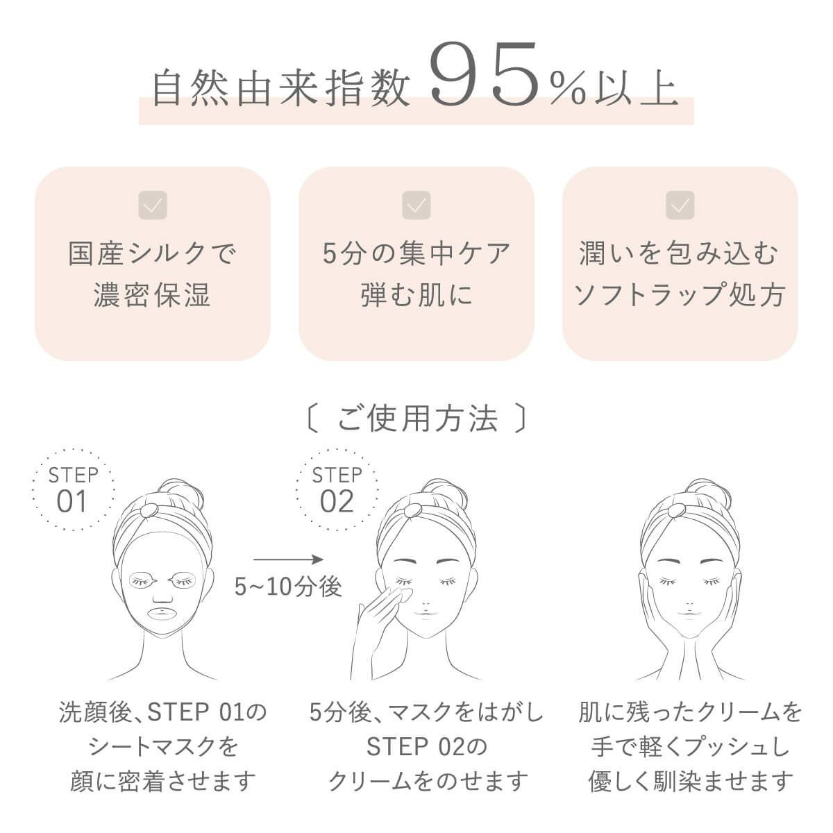 国産シルクの2STEPシートマスク | DAIGO official shop