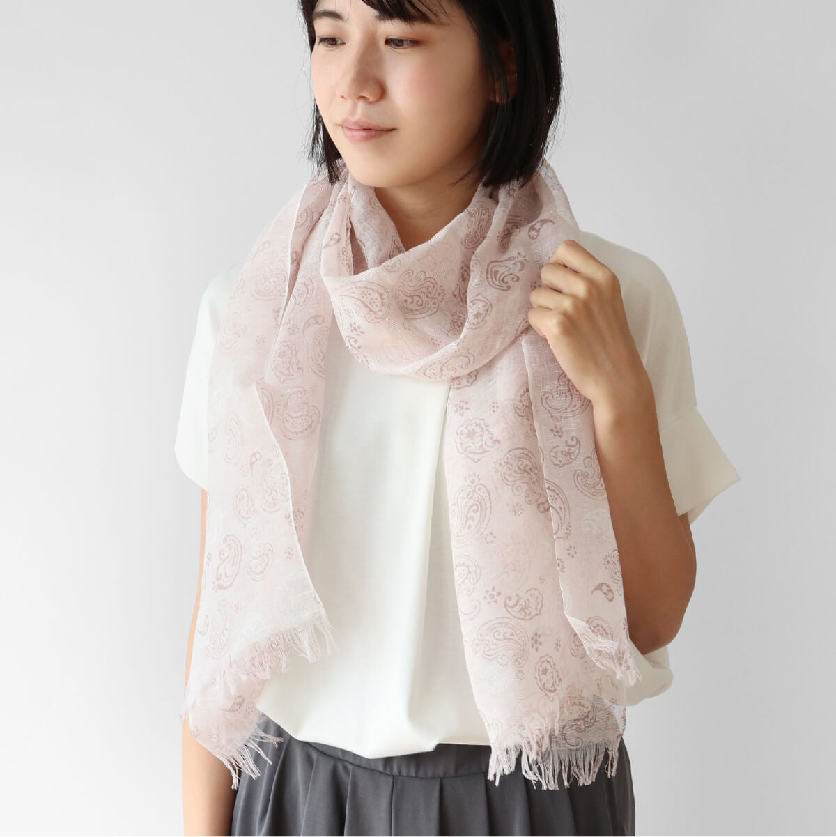 linen チクチクしない麻ストール | DAIGO official shop
